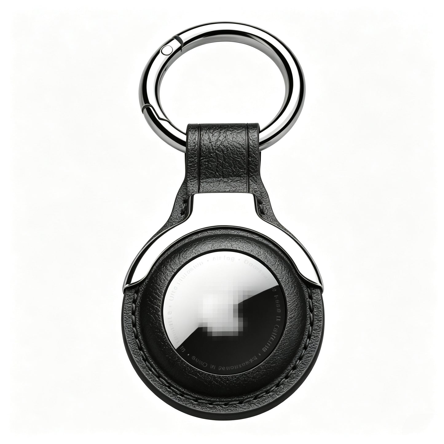 Premium Leather AirTag Holder – Slim Protective Case with Carabiner Clip for Apple AirTag