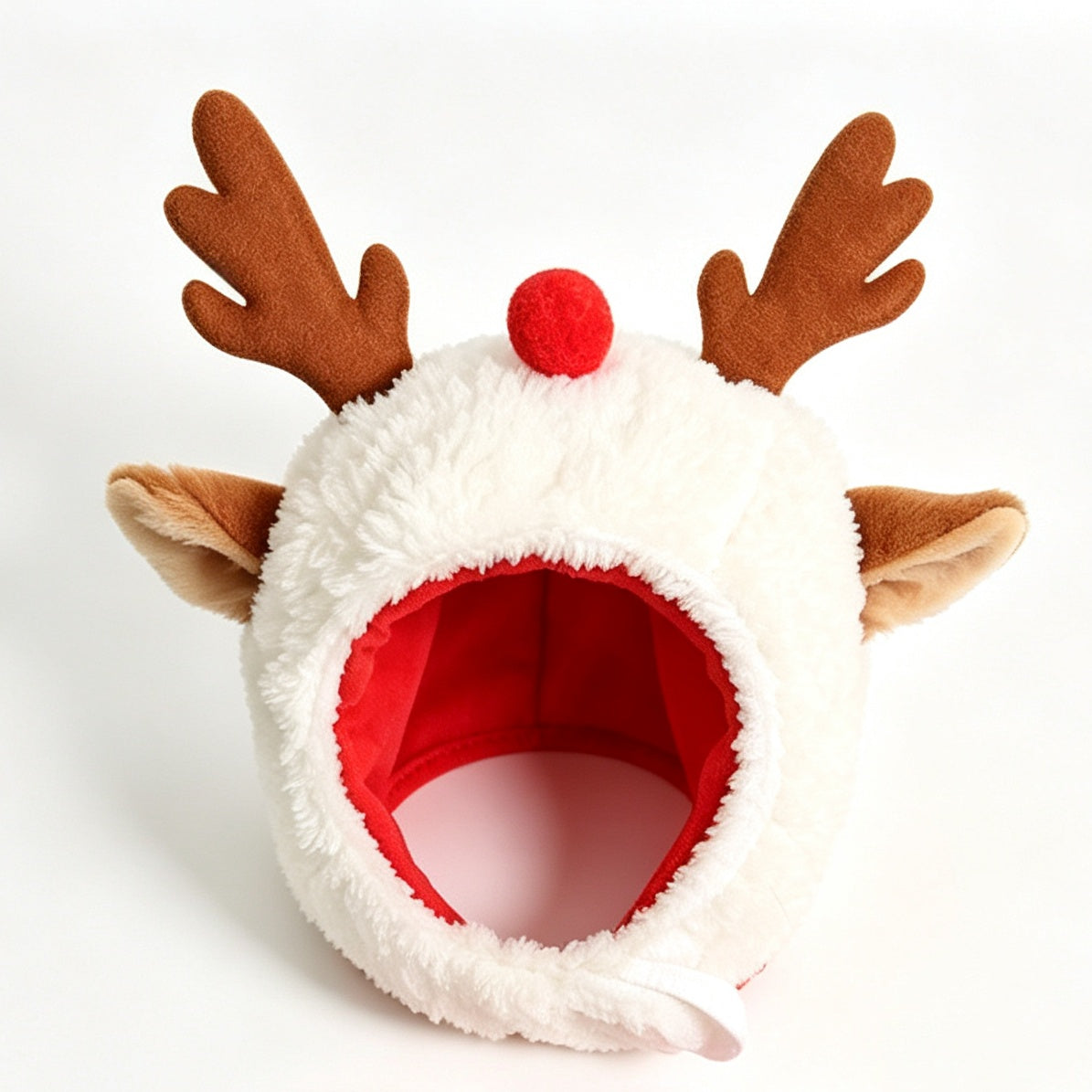 Pet Christmas Costume Set – Santa Hat & Bib Scarf for Dogs and Cats