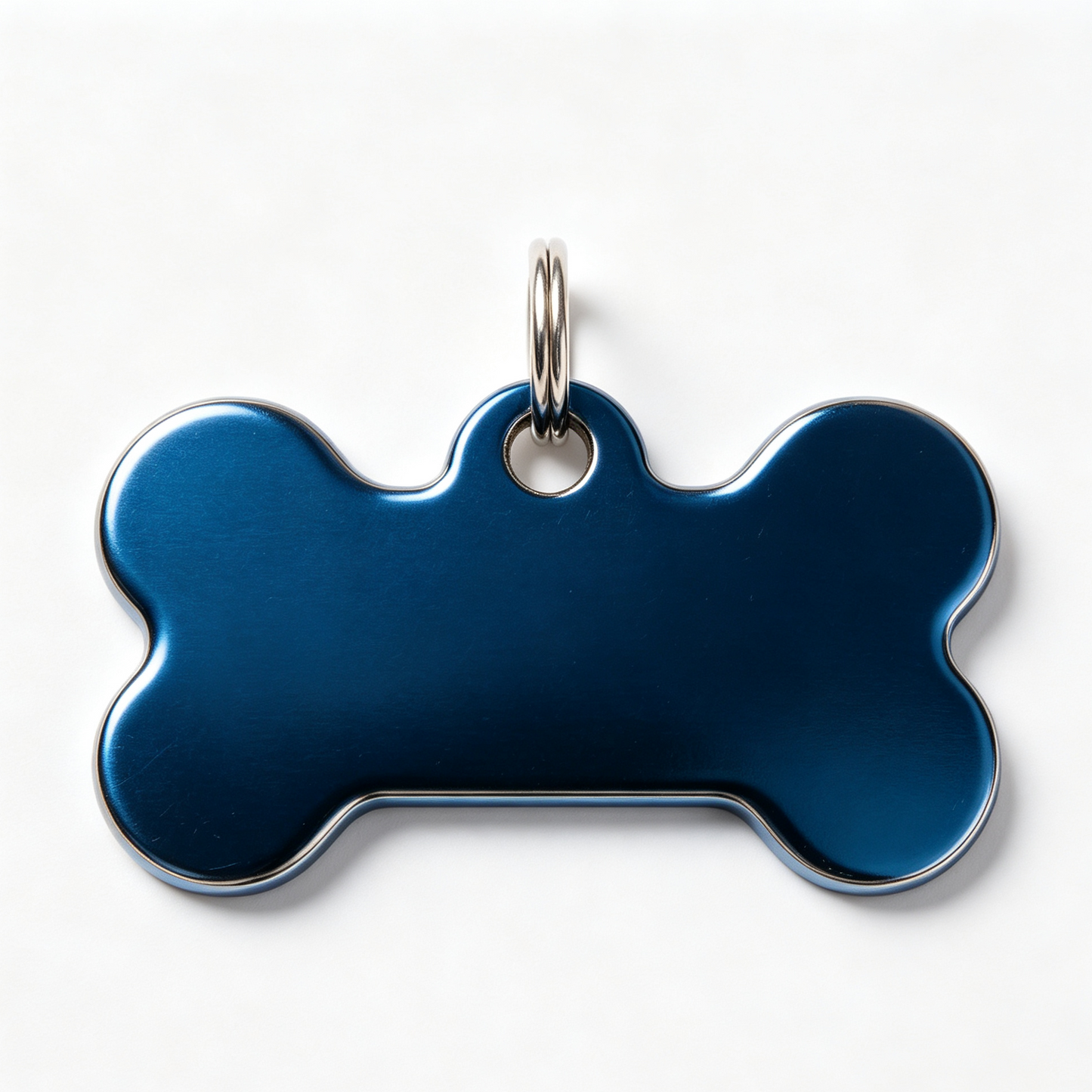 Personalized Stainless Steel Bone-Shaped Pet ID Tag