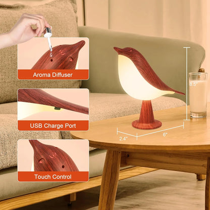 More Than a Lamp: The 3-in-1 Luminous Bird with Integrated Aroma Diffuser