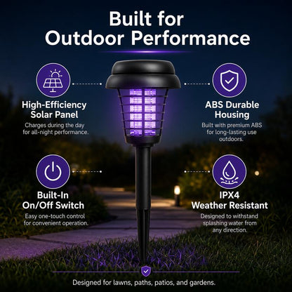 SolarGuard 2-in-1 Mosquito Zapper Lights