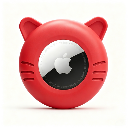 Silicone AirTag Pet Collar Holder – Waterproof Protective Case for Apple AirTag