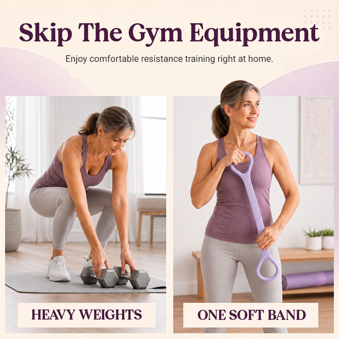🧘 The New Figure 8 Resistance Exercise Bands: Undo The Desk Slouch & Tone In 10 Min