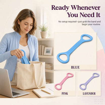 🧘 The New Figure 8 Resistance Exercise Bands: Undo The Desk Slouch & Tone In 10 Min