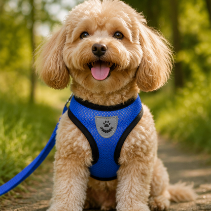 Mesh Pet Harness and Leash Set – Breathable No-Pull Vest for Dogs