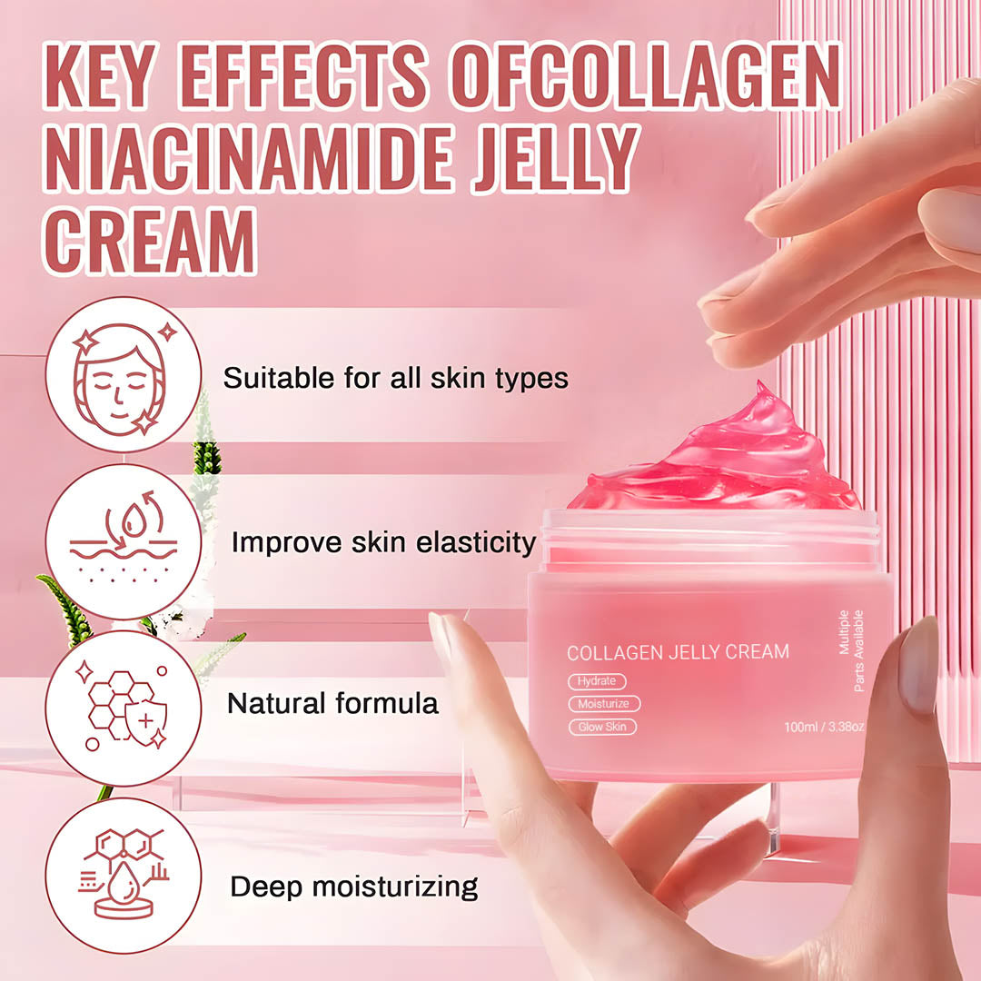 Collagen Jelly Cream - Anti-Aging Face Moisturizer for Firming, Lifting & Radiant Glow
