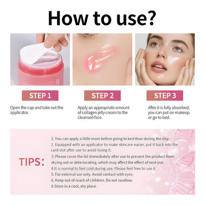 ✨Collagen Jelly Cream - Anti-Aging Face Moisturizer for Firming, Lifting & Radiant Glow
