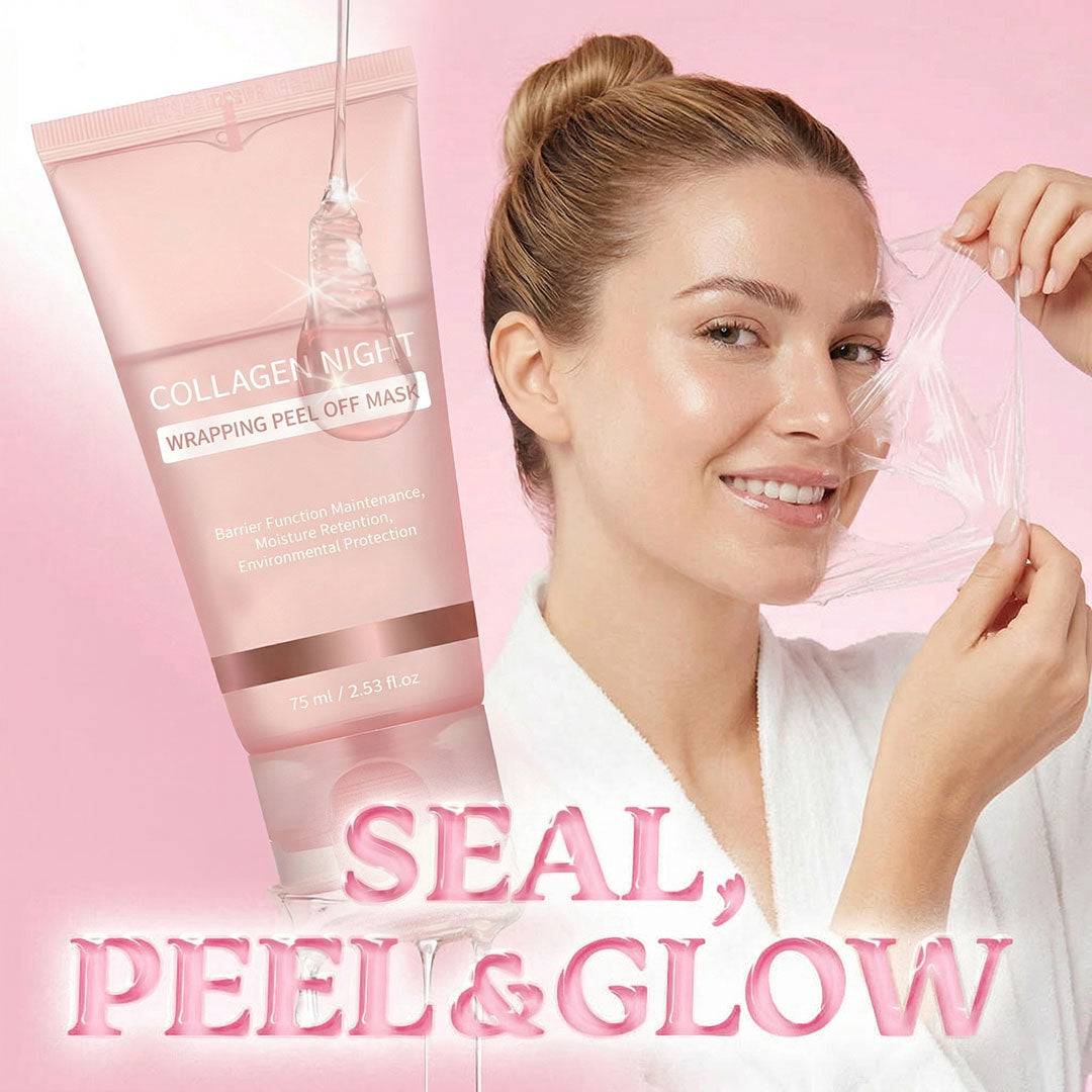 Collagen Night Wrapping Peel-Off Mask — Overnight Collagen Wrap for Firmer, Radiant Skin