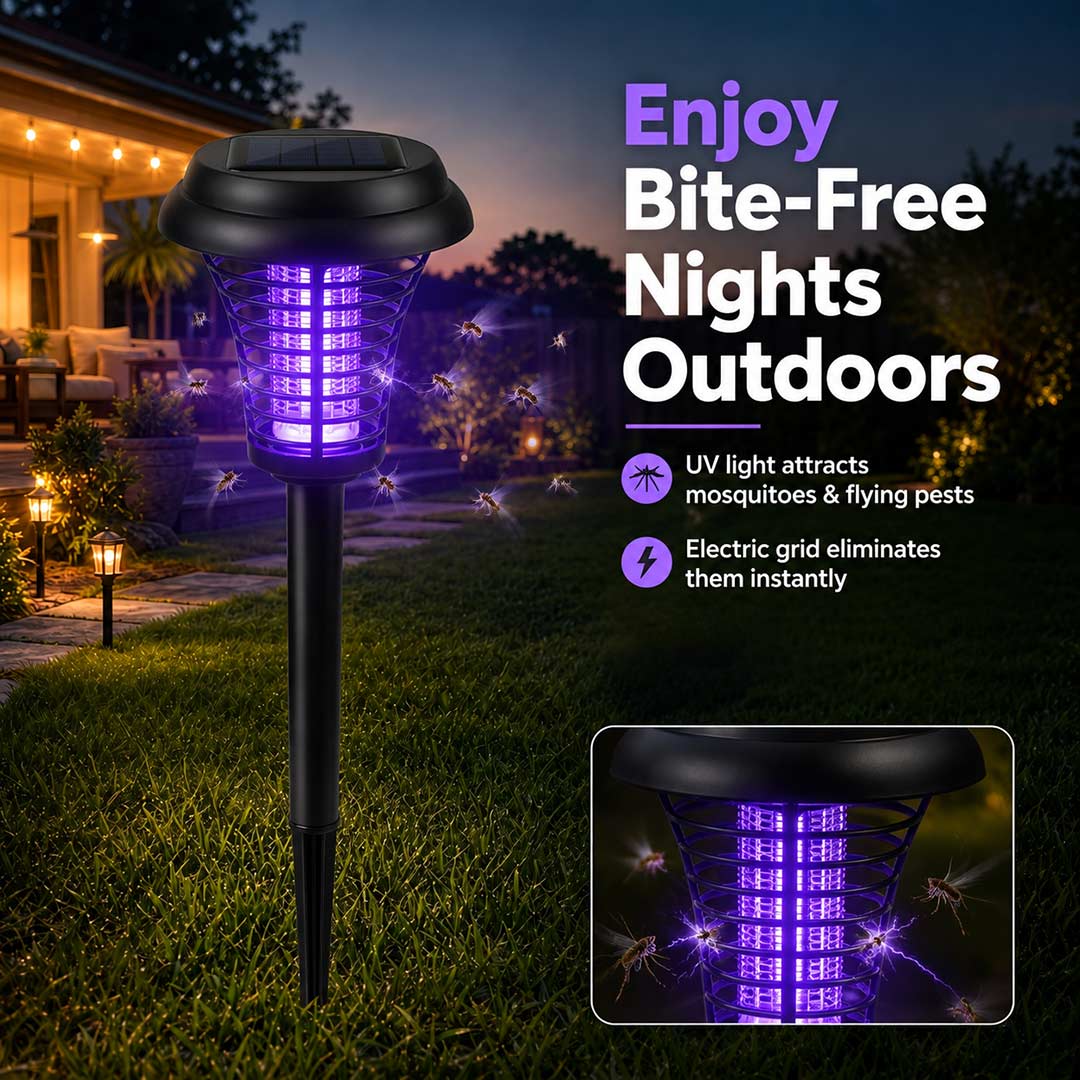 SolarGuard 2-in-1 Mosquito Zapper Lights