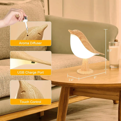 More Than a Lamp: The 3-in-1 Luminous Bird with Integrated Aroma Diffuser
