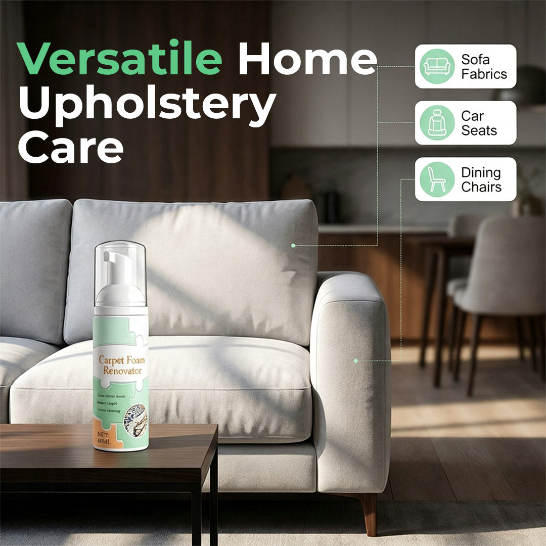 Waterless Foam Carpet Stain Remover — Remove Stubborn Stains In Minutes