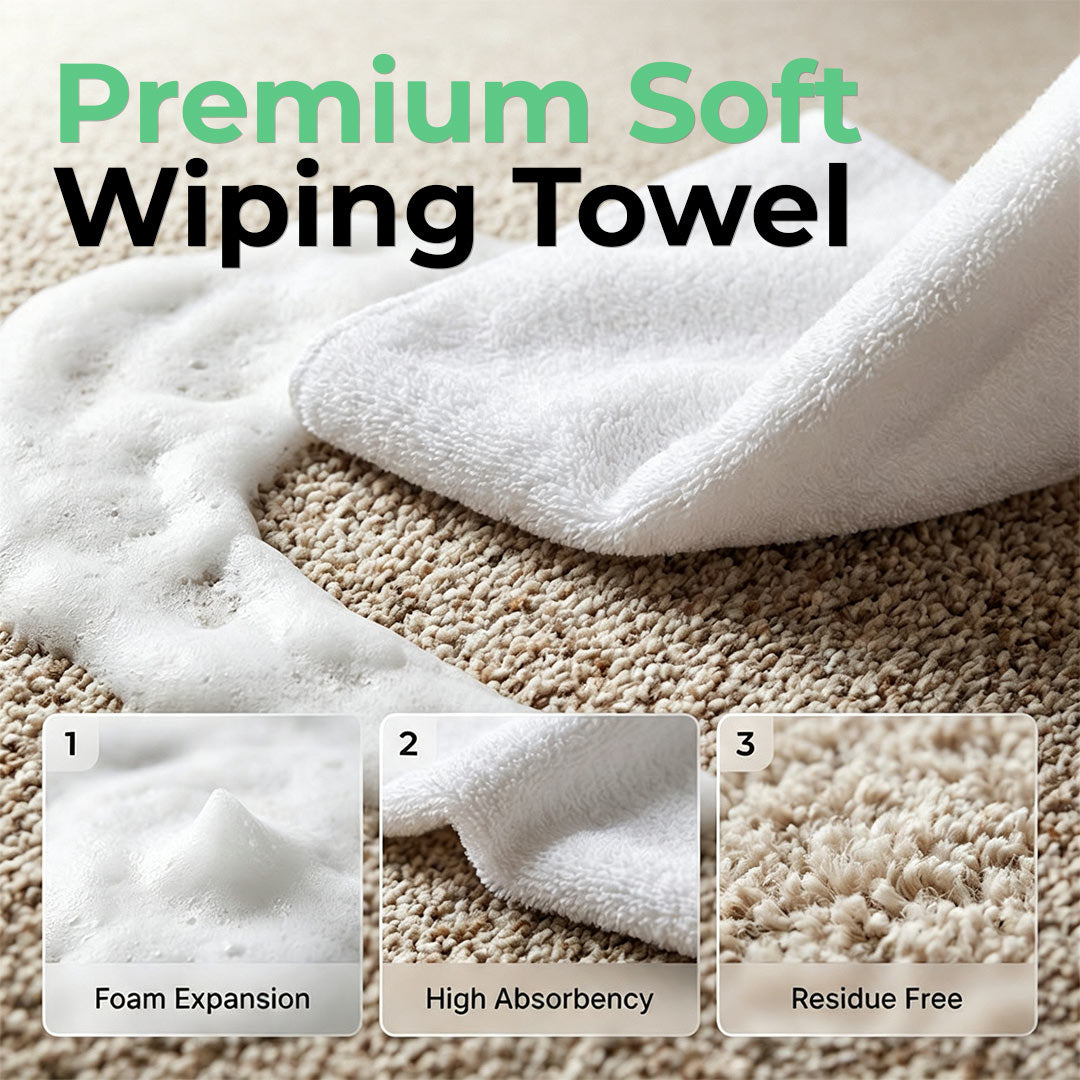 Waterless Foam Carpet Stain Remover — Remove Stubborn Stains In Minutes