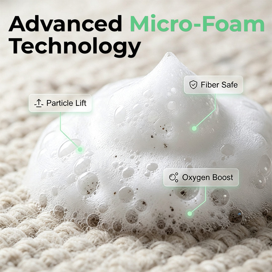 Waterless Foam Carpet Stain Remover — Remove Stubborn Stains In Minutes