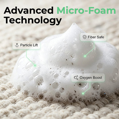 Waterless Foam Carpet Stain Remover — Remove Stubborn Stains In Minutes