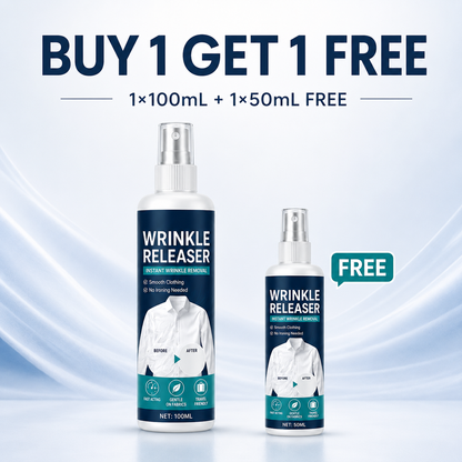 👔 Instant wrinkle release – no iron, travel-ready, static-free & fresh.