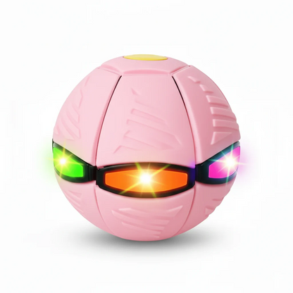 Magic Flying Disc Ball – 2-in-1 LED Light-Up Sensory Toy for Kids